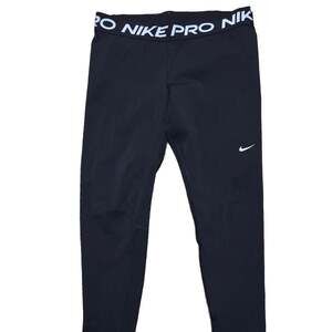 Nike Pro Women's Mid-Rise Training Leggings Black XL